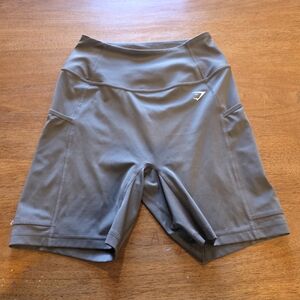 Gymshark Women's High-Rise Bike Shorts in Gray